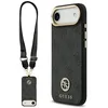 Image de Coque Guess 4G Strass Logo MagSafe avec lanière pour iPhone Air - Black