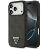 Image de Coque Guess Leather 4G Triangle Strass MagSafe pour iPhone 17 Pro Max - Black