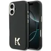 Image de Coque Karl Lagerfeld Hardcase Leather MagSafe with K Head Logo pour iPhone 17 - Black