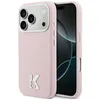 Image de Coque Karl Lagerfeld Hardcase Leather MagSafe with K Head Logo pour iPhone 17 Pro - Pink