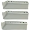 Image de Lot de 3 aubes de tambour Machine à laver Lave-linge 481241848958 WHIRLPOOL BAUKNECHT IGNIS LADEN POLAR MAYTAG