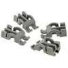 Image de Lot de 4 paliers de panier inférieur Lave-vaisselle 481010600198 481253578098 WHIRLPOOL BAUKNECHT KITCHENAID IGNIS LADEN IKE