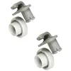 Image de SOS Accessoire Lot de 2 roulettes de panier supérieur pour Lave-vaisselle 00424717 BALAY BOSCH BRANDT CONSTRUCTA DE DIETRICH