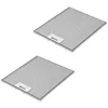 Image de Lot de 2 - Filtre métal (anti graisses) 267x305mm - Hotte - ELICA