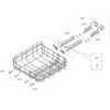 Image de Panier inférieur repère 0720 dorigine Lave-vaisselle 20002434 00680381 SIEMENS BOSCH NEFF GAGGENAU VIVA JUNKER BALAY CONSTR