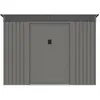 Image de Abri de jardin métal en acier galvanisé gris 477 m² - FOLCO