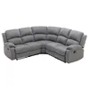 Image de Canapé dangle relax en tissu chiné gris RIETI
