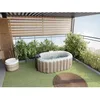 Image de SPA gonflable ovale 2 places - L190 x P120 x H65 cm - 90 buses dair - Taupe et beige - B-LUCKY II