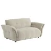 Image de Canapé 2 places en tissu chiné beige NAPIZO