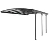 Image de Extension pour carport pergola autoportant en aluminium - 1 voiture - L505 x H239 cm - 1515 m² - Gris anthracite - BARESA
