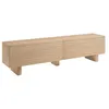 Image de Meuble TV avec 2 portes en MDF - 180 cm - Naturel - LUDIMA