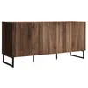 Image de Buffet avec 3 portes - Naturel foncé - CEVANIA