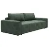 Image de Canapé 4 places convertible en tissu texturé vert sapin MINTURNO