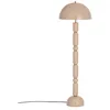 Image de Lampadaire champignon en métal - D. 45 x H. 147 cm - Beige brillant - ELDON