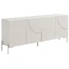 Image de Buffet avec 4 portes en MDF - Beige - ZELINARO