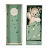 Image de Doudou Carre douceur Chien Vert - 18 cm