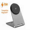 Image de Support Charge compatible MagSafe® pour Google Pixel 10 Pro XL Pro Qi2 15W Aluminium dépliable