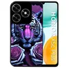Image de Coque noire pour Honor X5C PLUS et X5C tigre UV