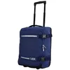 Image de Valise Trolley Cabine Souple Vida VT6072 Roullettes Multi Sangles dattache (Bleu chiné (Jeans) S-Cabine 55x32.5x20cm -34L)