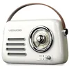 Image de Radio Rétro portable Ledwood ALMA FM Bluetooth 5.3 Entrée USB Puissance 30W - Batterie 37V-1500mAh - Retro Vintage - Blanc