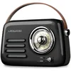 Image de Radio Rétro portable Ledwood ALMA FM Bluetooth 5.3 Entrée USB Puissance 30W - Batterie 37V-1500mAh - Retro Vintage - Noir