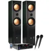 Image de Ensemble Colonnes HIFI/HOME-CINÉMA 1000W PMPO Enceintes EA-800-PG Ampli stéréo 100W USB MP3 SD Bluetooth FM 2 Micros karaoké