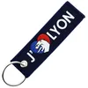Image de CLJ - Porte-clés - Jaime Lyon - Bleu Marine - Villes de France - France