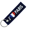 Image de CLJ - Porte-clés - Jaime Paris - Bleu Marine - Villes de France - France