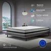 Image de Matelas FELIS 180x200 cm-épaisseur 30 cm-Ferme-7 zones de confort en mousse mémoire adaptative-HR 35 kg-Latex-Face été-hiver