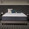 Image de Matelas 140x190 cm - Perfect Sleep - Matelas Ressorts Ensachés HybridMousse mémoire HRBlue LatexMi-fermeTrès épais 30
