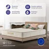Image de Matelas 160x200 cm - Luxury - Matelas Ressorts Ensachés HybridMousse mémoire HRBlue LatexMi-fermeRéversibleTrès épais 30