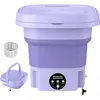 Image de Machine à Laver Portable - PRUMYA - Modèle Pliable - 8L - 10W - Lavage et Séchage 2 en 1