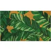 Image de Tapis coco naturel feuilles 45x75cm