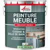 Image de Peinture Meuble Cuisine Salle de Bain - Résine epoxy - ARCAPOXY MEUBLE - 1 kg (jusquà 12 m² en 2 couches) Vert Blanc - RAL 6019