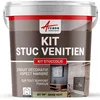 Image de Kit stuc venitien enduit stucco spatulable décoratif - KIT STUCCOLIS - 7 m² Beige Vert