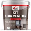 Image de Kit stuc venitien enduit stucco spatulable décoratif - KIT STUCCOLIS - 7 m² Gris Graphite