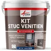 Image de Kit stuc venitien enduit stucco spatulable décoratif - KIT STUCCOLIS - 7 m² Bleu Capri