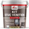 Image de Kit stuc venitien enduit stucco spatulable décoratif - KIT STUCCOLIS - 7 m² Café Crème