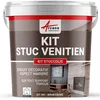 Image de Kit stuc venitien enduit stucco spatulable décoratif - KIT STUCCOLIS - 7 m² Brun Fauve
