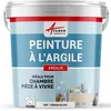 Image de PEINTURE ARGILE naturelle et saine - ARGILIS - 15 m² (2.5 kg en 1 couche) Persan Blanc