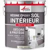 Image de PEINTURE EPOXY SOL - REVEPOXY DECO - 1 kg (jusquà 5 m² en 2 couches) Blanc Crème - RAL 9001