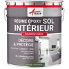 Image de PEINTURE EPOXY SOL - REVEPOXY DECO - 2.5 kg (jusquà 12.5 m² en 2 couches) Vert Réséda - RAL 6011