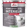 Image de PEINTURE EPOXY SOL - REVEPOXY DECO - 10 kg (jusquà 50 m² en 2 couches) Vert Blanc - RAL 6019