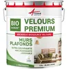 Image de Peinture finition velours dorigine naturelle pour mur et plafond - 2.5 L (+ ou - 30m² par couche) Blanc Crème - RAL 9001