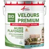 Image de Peinture finition velours dorigine naturelle pour mur et plafond - 10 L (+ ou - 120m² par couche) Vert clair - RAL 6027