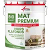Image de Peinture Biosourcée pour salon chambre et pièces à vivre - Mate - 2.5 L (+ ou - 30m² par couche) Blanc Crème - RAL 9001