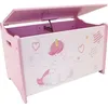 Image de Coffre à jouets Licorne en bois pour enfant - Fun House
