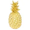 Image de Objet décoratif - NO NAME - Ananas en résine doré - 18 cm - Blanc