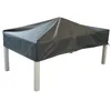 Image de Housse de table - PROLOISIRS - 210x100 cm - Gris - Protection pluie et UV - Cordon réglable