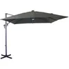 Image de Parasol déporté en aluminium 2.7 m avec leds gris